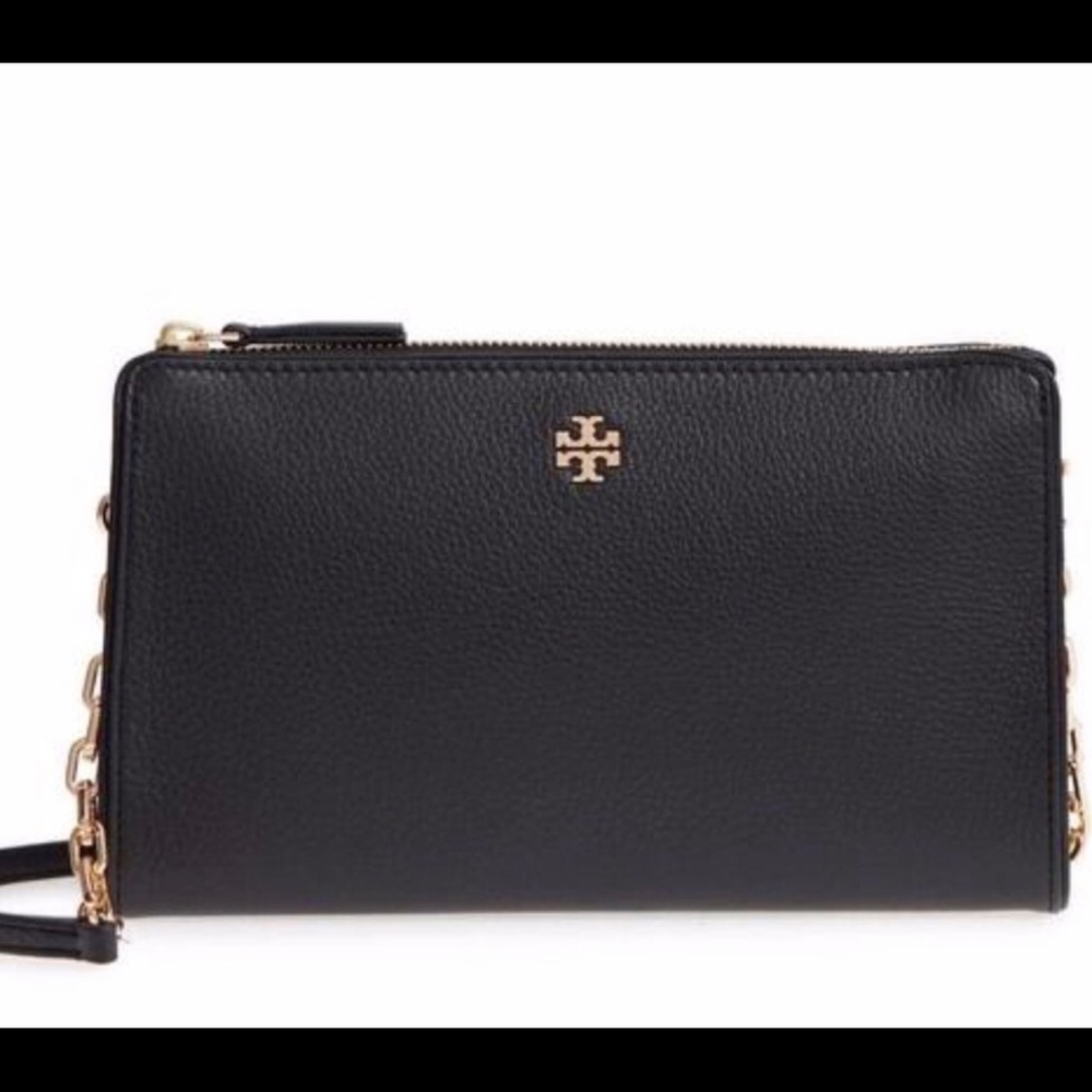 Tory Burch-Marsden leather wallet crossbody-NWT